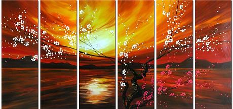 Dafen Oil Painting on canvas flowers -set342 - Click Image to Close